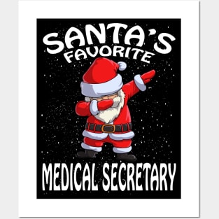 Santas Favorite Medical Secretary Christmas Posters and Art